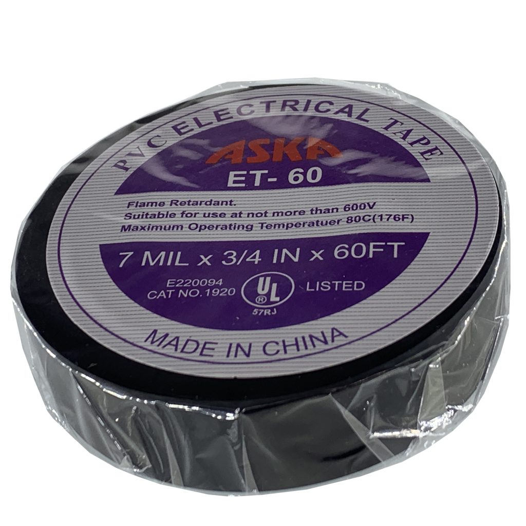 ET-60 Electrical Tape UL listed