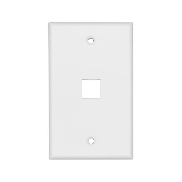 Snap-In Wall Plate (1/2/3/4/6 ports)