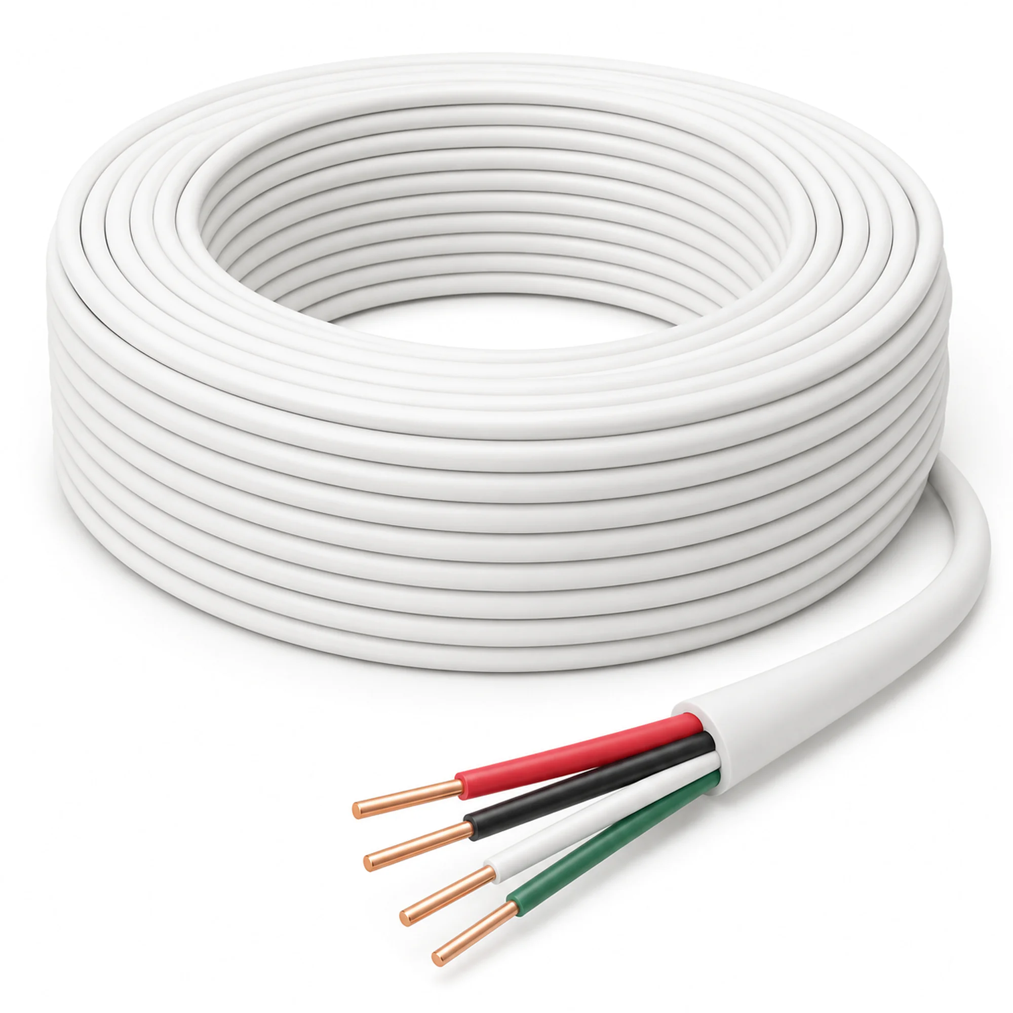 Security Alarm Cable – 4 Cores, Solid, Bare Copper, UL Certified