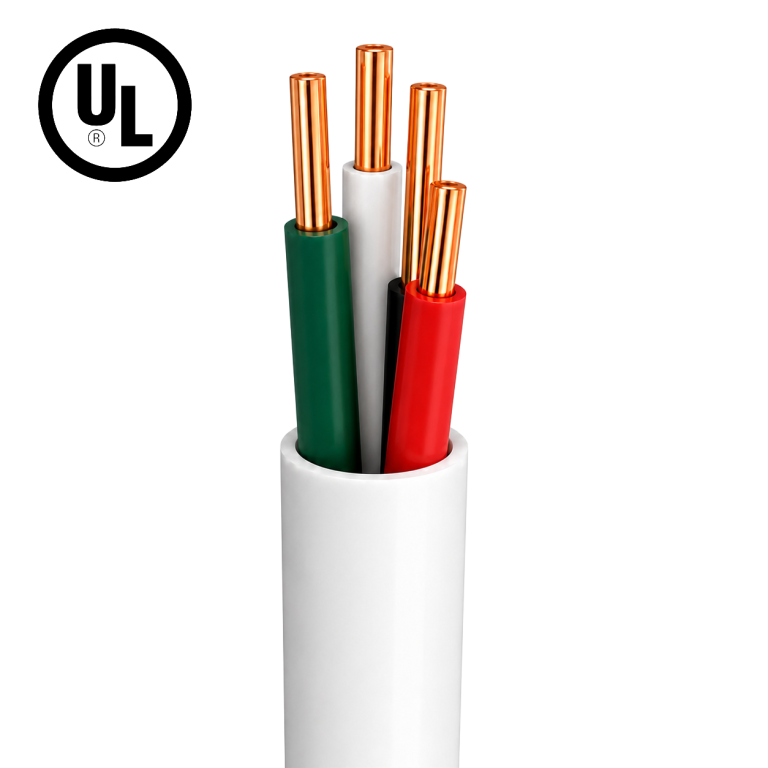 Security Alarm Cable – 4 Cores, Solid, Bare Copper, UL Certified