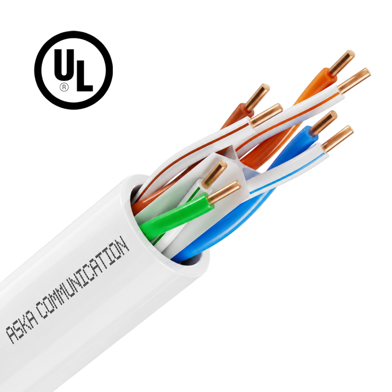 Cat6A, UTP, CM Rated, 23 AWG 4 Pair, Bare Copper, UL Certified