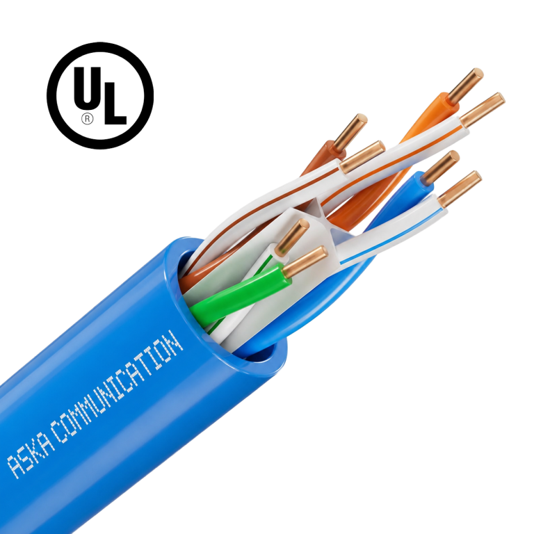Cat6, UTP, CM/CMR Rated, 23 AWG 4 Pair, Bare Copper, UL Certified
