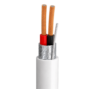 Security Alarm Cable – 2 Cores, Stranded, Foil Shielded, CCA