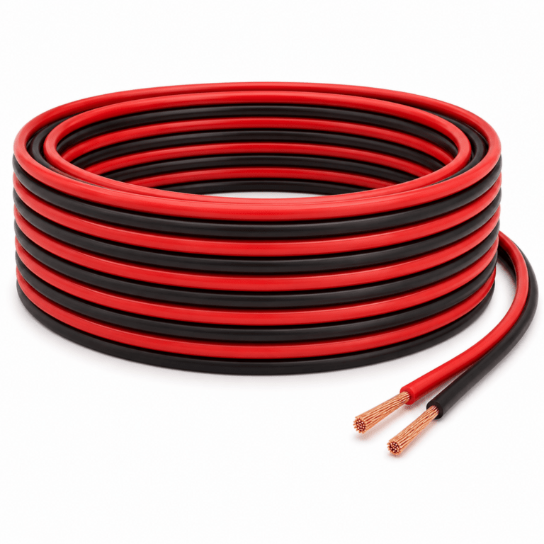 Red/Black Speaker Wire - Bare Copper