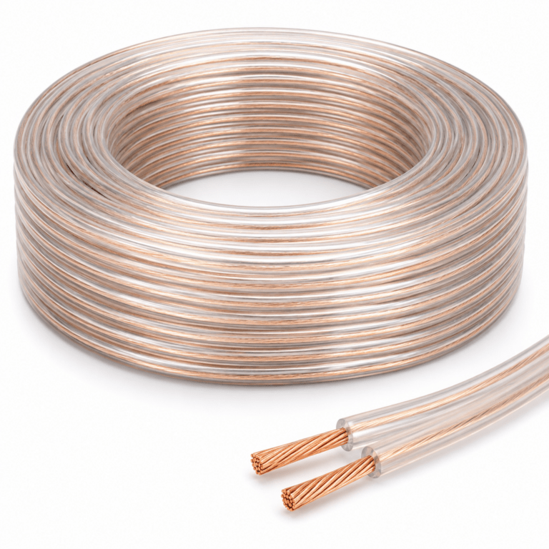 Transparent Speaker Wire - Bare Copper